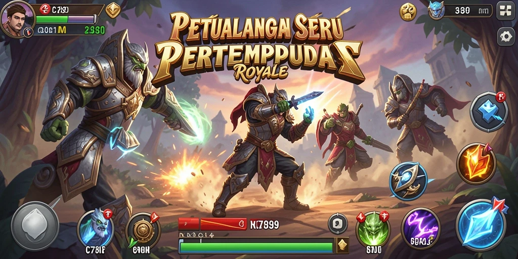 Tampilan menegangkan dalam pertempuran C789 Battle Royale.