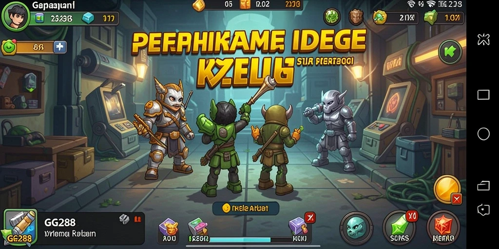 Tampilan gameplay GG288 yang menampilkan karakter sedang beraksi.