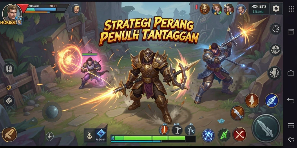 Tampilan gameplay HOKI8815 yang strategis dan penuh tantangan.