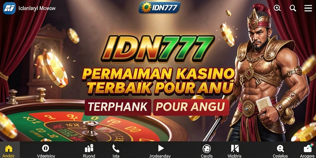 Tampilan gameplay menakjubkan dari IDN777 Kasino.