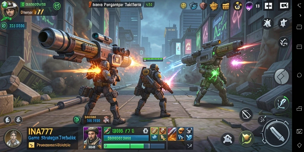 Tampilan gameplay menarik dari game strategi INA777.