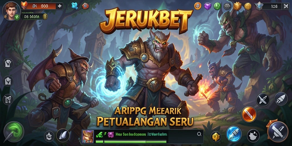 Tampilan menarik dari gameplay JERUKBET dalam aksi ARPG.