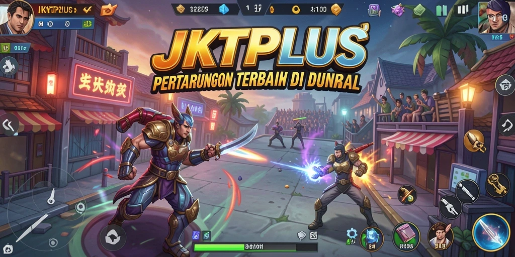 Tampilan seru dari gameplay JKTPLUS yang menampilkan aksi pertarungan tak terlupakan.