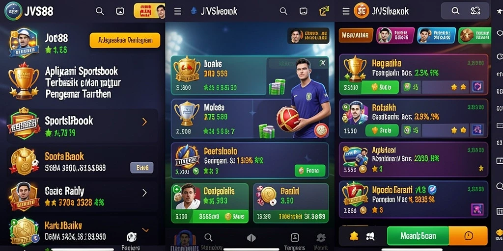 Tampilan gameplay Sportsbook yang menarik dan interaktif.