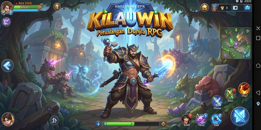 Tampilan gameplay KILAUWIN yang menakjubkan saat karakter beraksi.