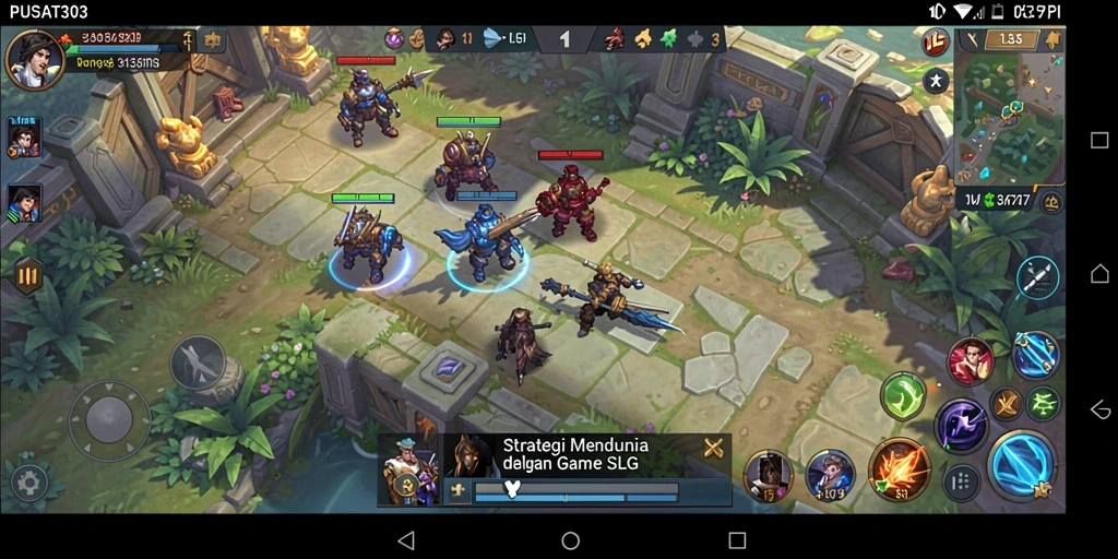 Tampilan menarik dari gameplay PUSAT303 yang penuh strategi.